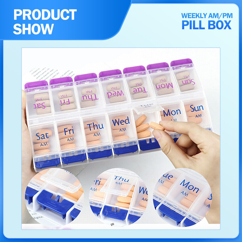 7 Day Weekly Pill Box