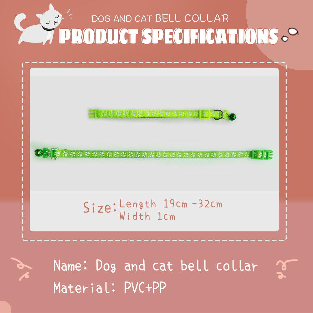 Adjustable Pet Collar & Bell