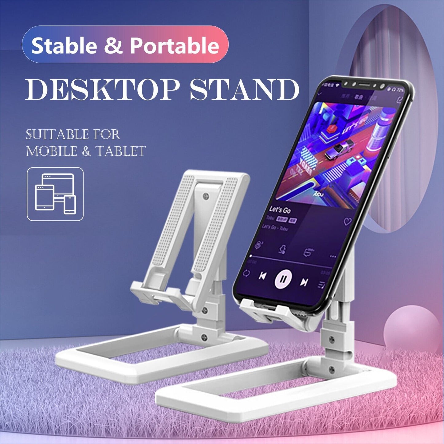 Foldable Desktop Phone Holder