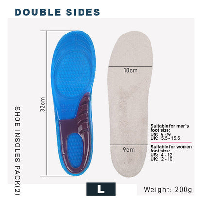 Massaging Gel Shoe Insoles