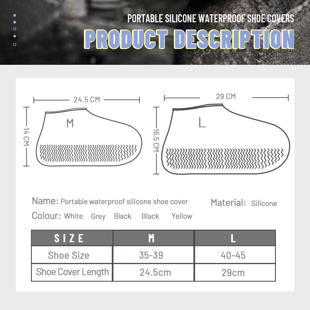 Waterproof Silicone Shoe Cover