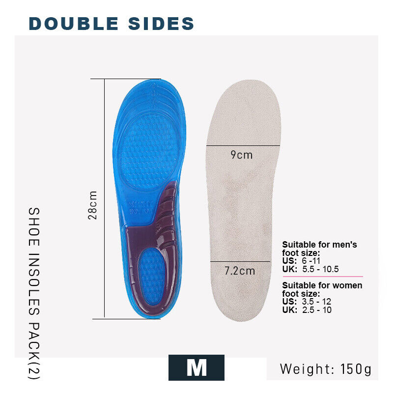 Massaging Gel Shoe Insoles