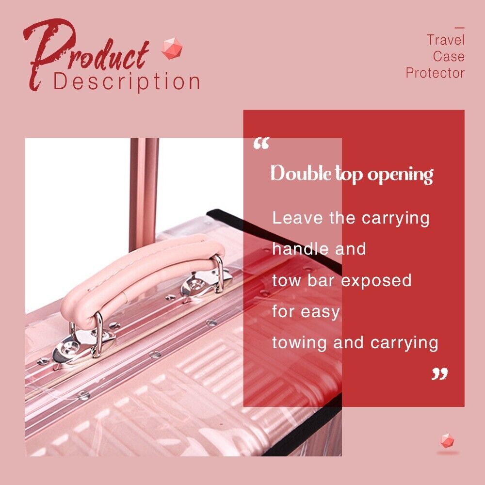 Waterproof PVC Suitcase Cover