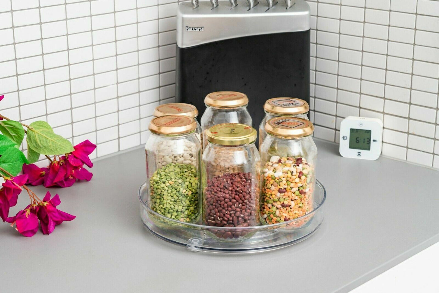 Lazy Susan Turntable Rack