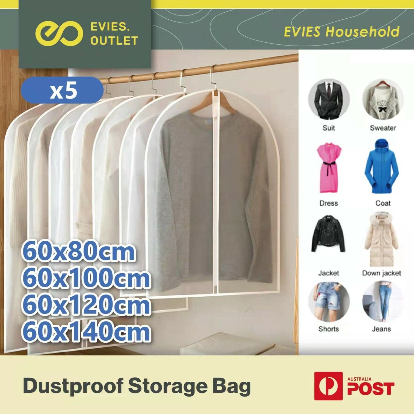 Protective Dustproof Clothing Cover